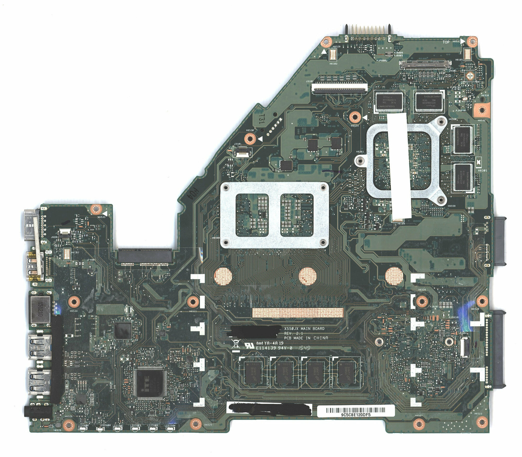 Материнская плата Asus X550LC REV20 i5-4250U SR16M 4GB DDR3 UMA