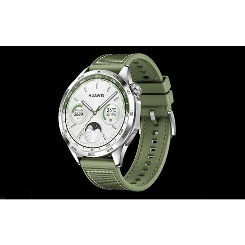 Умные часы Huawei Watch GT 4 Green 55020BGX - CN Version с Русским Языком