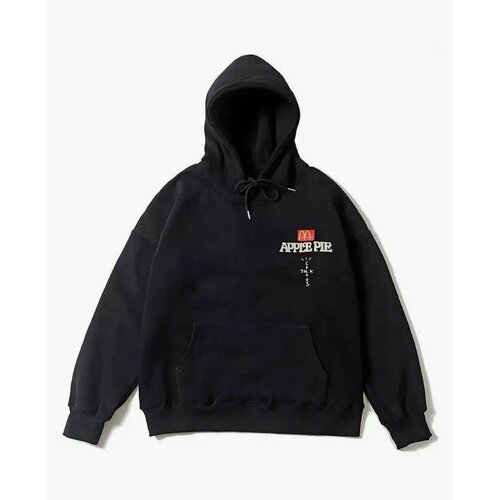 фото Худи , размер l, белый, черный нет бренда