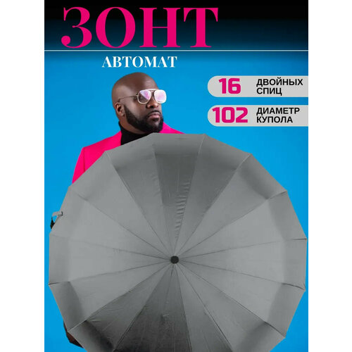 Смарт-зонт серый 1299₽