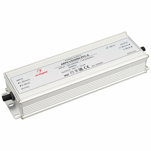 Блок питания (AC-DC) 24V 250W 030020 ARPV-LG24250-PFC-A герм IP67 металл