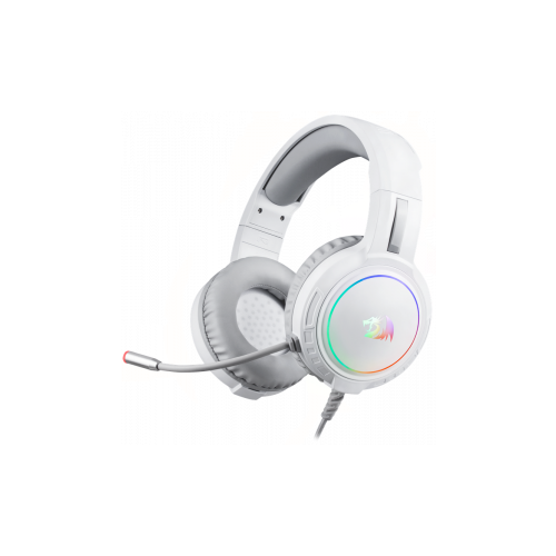 Игровые наушники с микрофоном REDRAGON Mento Белый RGB 35мм 2409₽