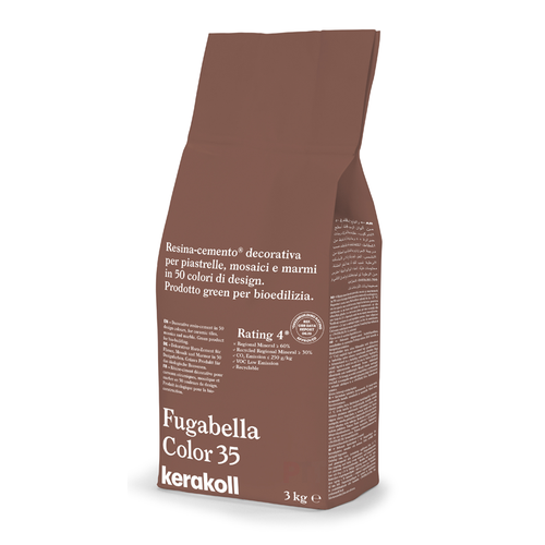 Затирка для плитки полимерцементная Kerakoll Fugabella Color (3кг) 35