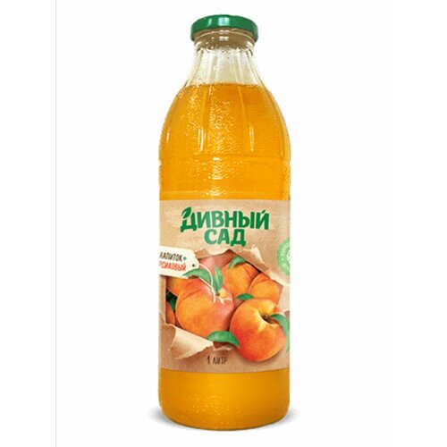 Сок персиковый "Дивный Сад" 1.0л стекло 6 шт.