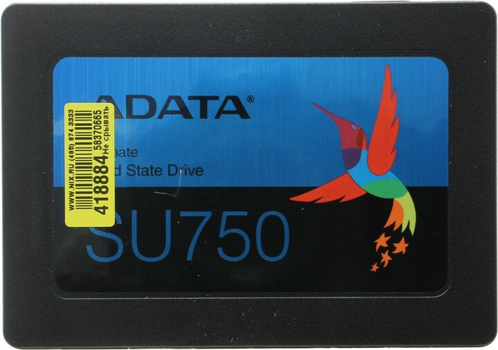 Твердотельный накопитель SSD A-Data SATA III 256Gb Ultimate SU750 2.5" (TLC,550/520 Мб/с) - фото №5