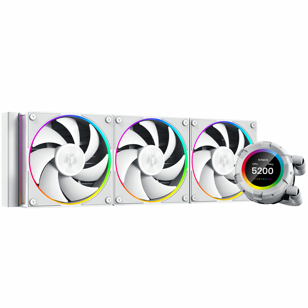 Система охлаждения жидкостная ID-Cooling LGA2066/2011/1700/1200/115x/AM5/AM4 (3*120mm fan, 700-1800rpm, 82,5CFM, 15,2-35,2dBA - фото №10