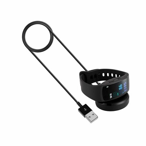 Зарядное устройство для часов Samsung Gear Fit2 Pro (SM-R360, R365) защитный чехол для экрана для смарт часов huawei watch fit2 силиконовый чехол бампер защитная рамка для часов fit2 аксессуары