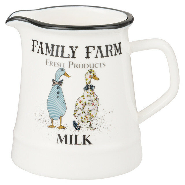 Молочник lefard family farm 220мл фарфор