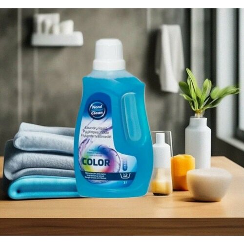 Гель для стирки цветного белья Laundry liquid color 1л, Nord Clean