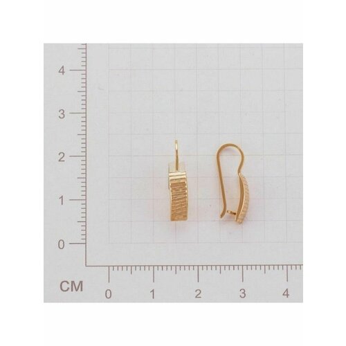фото Серьги 585gold, красное золото, 585 проба, , золотистый