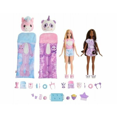 фото Игровой набор barbie cutie reveal hry15, пижамная вечеринка