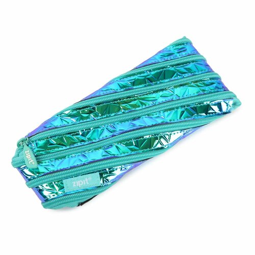 Пенал Zipit Metallic Зеленый ZT-MT-3