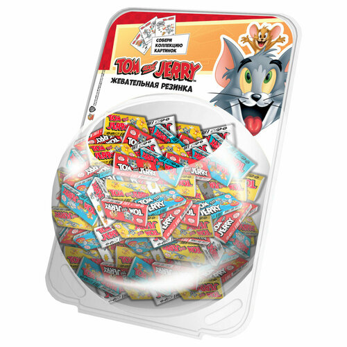 Жевательная резинка Tom&Jerry, микс вкус 4,5г. (упаковка сфера), 200 штук, 364920
