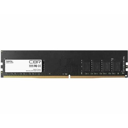 Оперативная память для компьютера 4Gb (1x4Gb) PC4-21300 2666MHz DDR4 DIMM CL19 CBR CD4-US04G26M19-00S CD4-US04G26M19-00S модуль памяти patriot memory signature ddr4 dimm 2666mhz pc4 21330 cl19 4gb psd44g266681