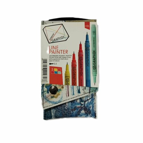 Набор 5 лайнеров GRAPHIK LINE PAINTER Палитра 01 1078₽