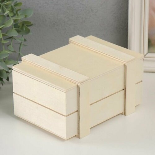 Шкатулка дерево под роспись Ящичек без замка 17х125х95 см 1540₽