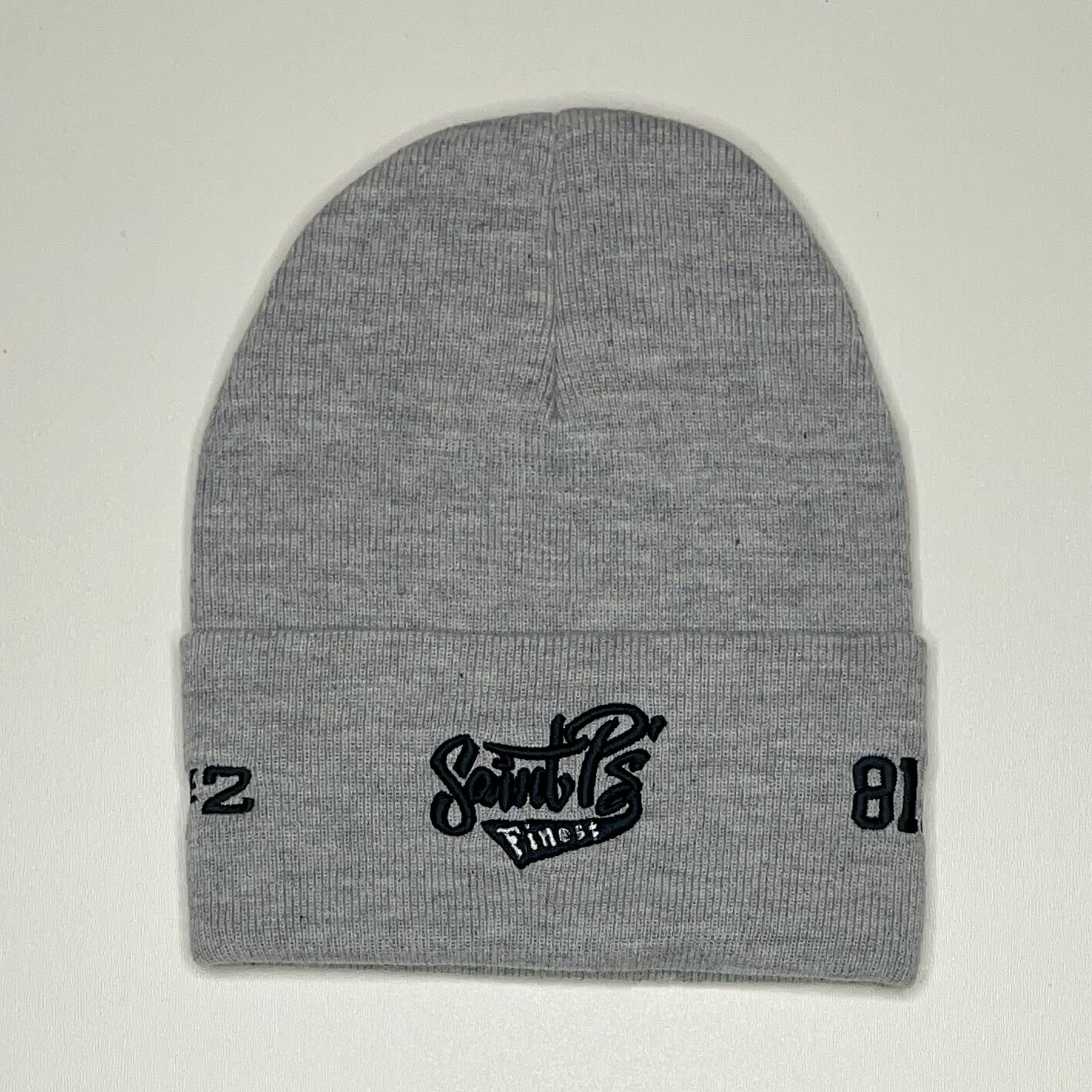 Шапка-бини для мужчин и женщин, размер 54/58, серый — фото 1