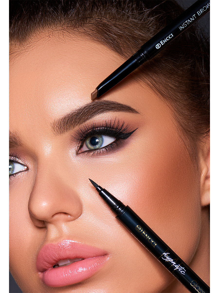 ENCCI Карандаш для бровей "Instant Brows", цвет светло-коричневый — фото 1