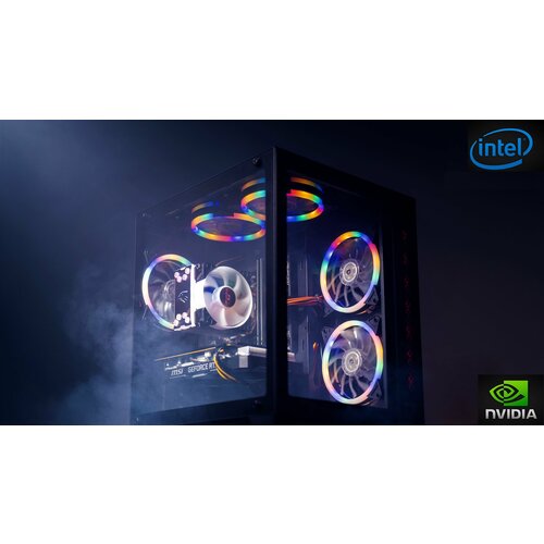 Системный блок игровой компьютер (Intel Core i5-12400F, RAM 16 ГБ, SSD 512 ГБ, NVIDIA GeForce RTX 3060 (12 Гб), Windows 10 Pro)