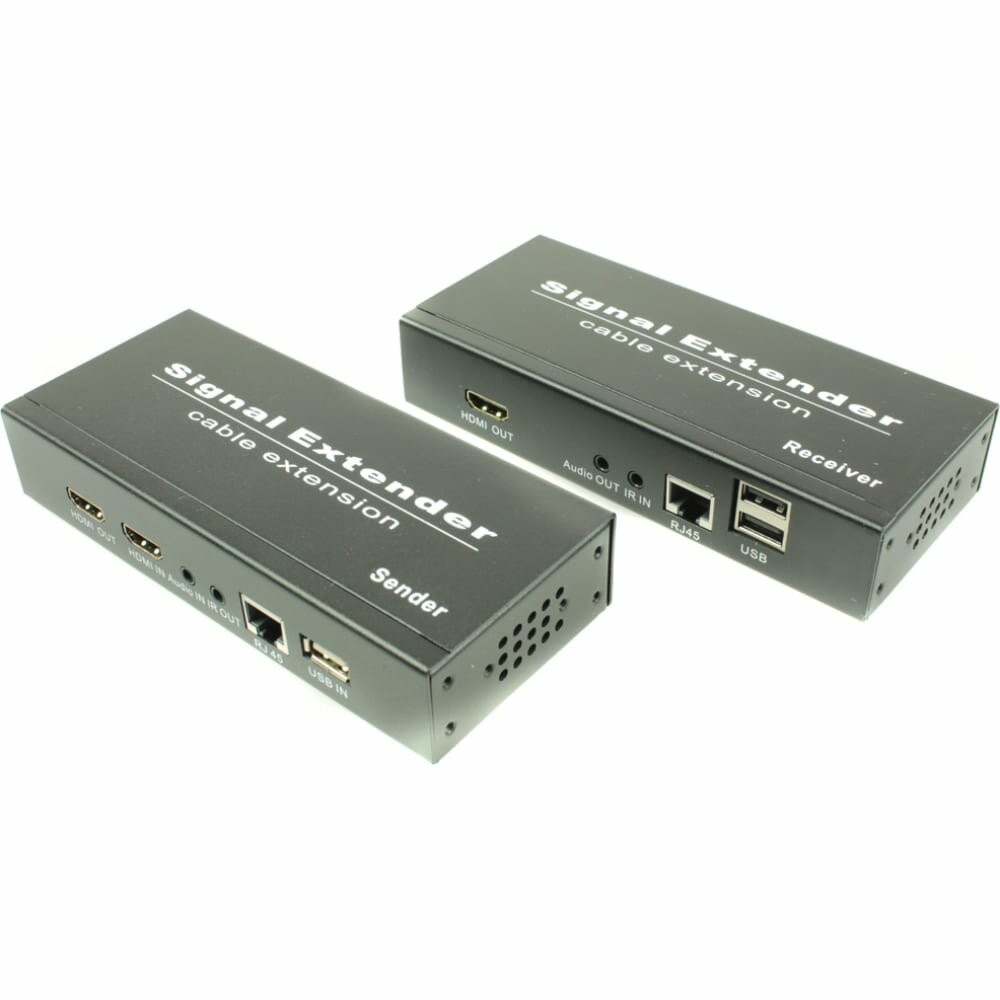 Комплект OSNOVO для передачи HDMI, 2хUSB(клавиатура+мышь) и ИК управления по сет - фото №4