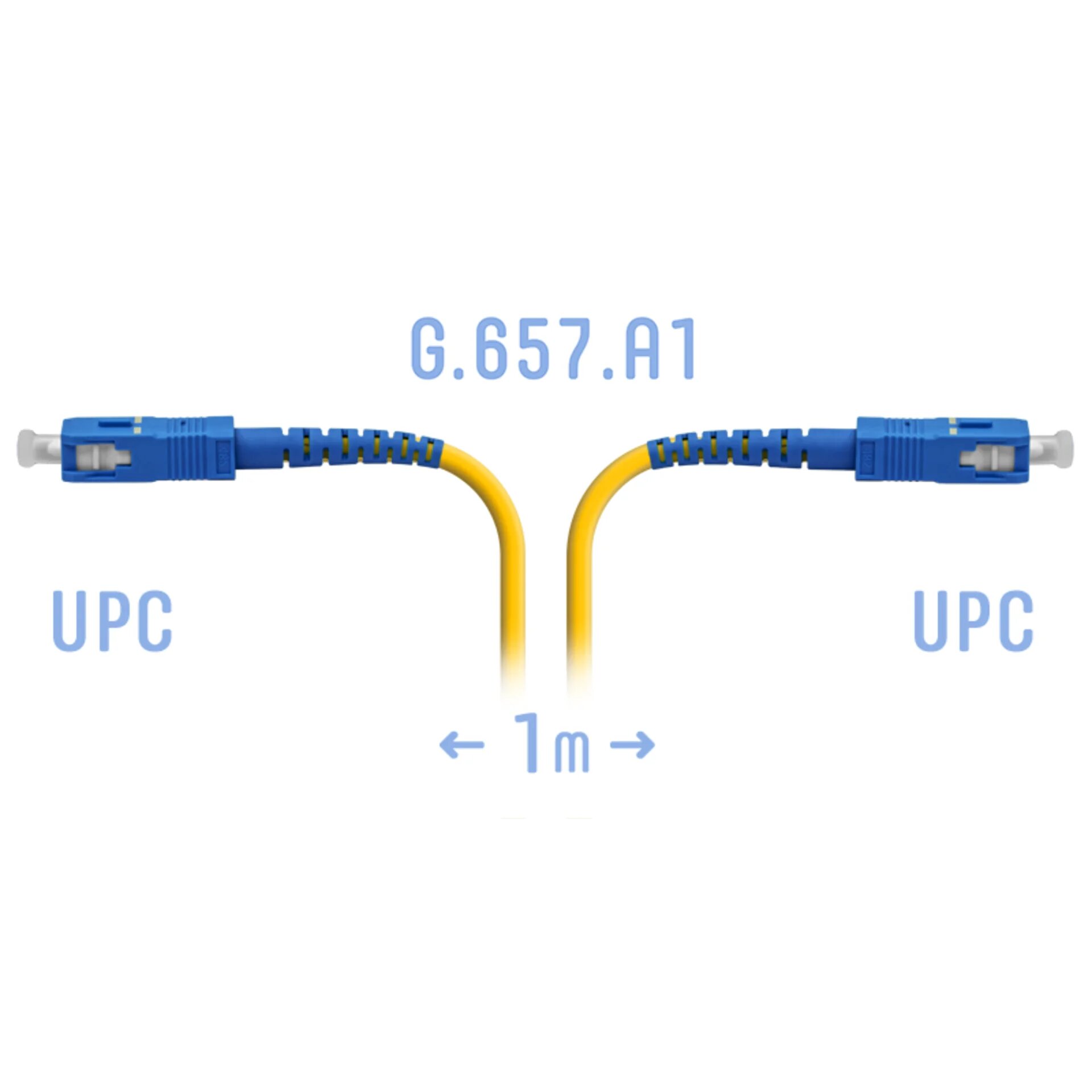 Патч-корд оптический SNR SNR-PC-SC/UPC-A 1m (SNR-PC-SC/UPC-A 1m)