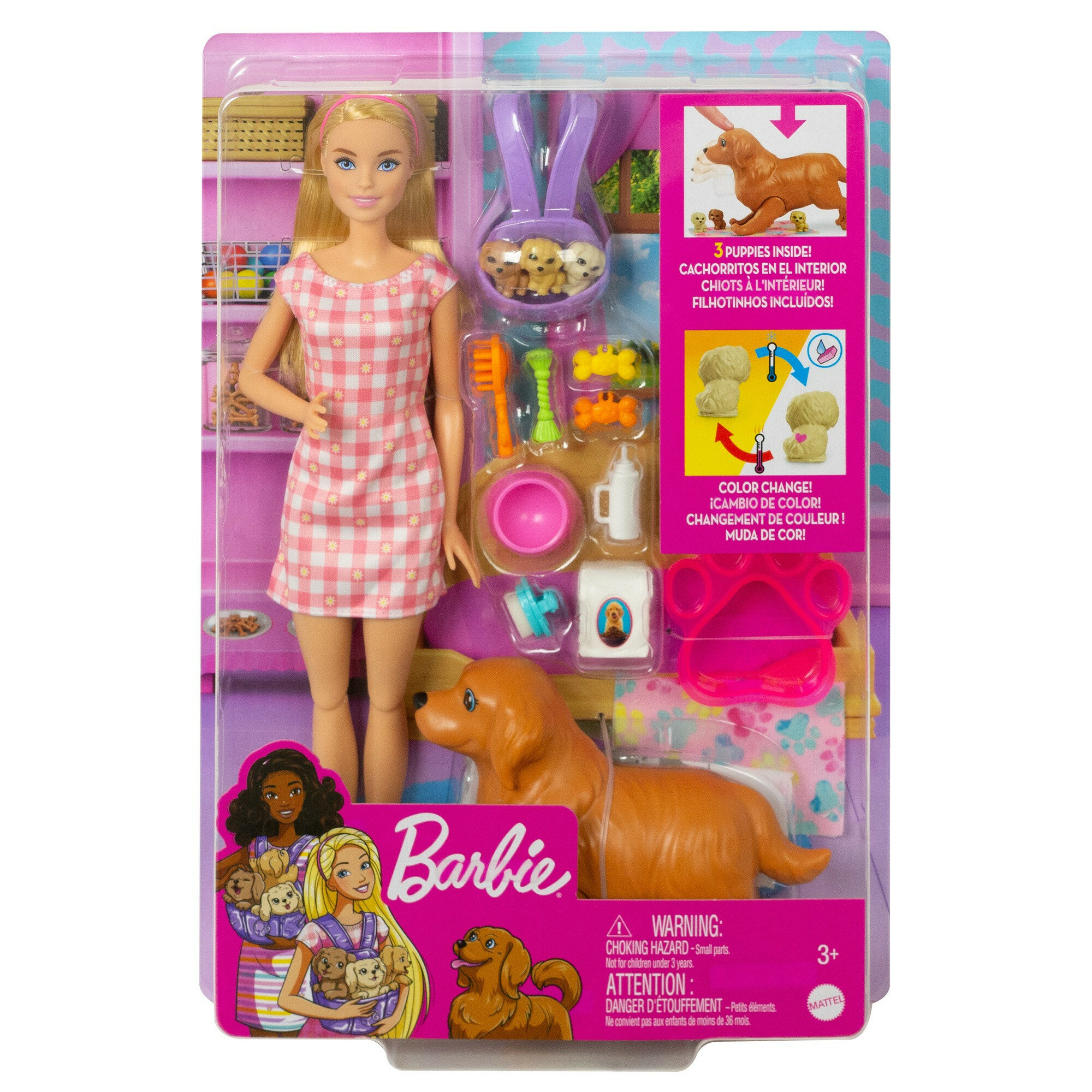 Barbie Игровой набор "Новорожденные щенки" - фото №12