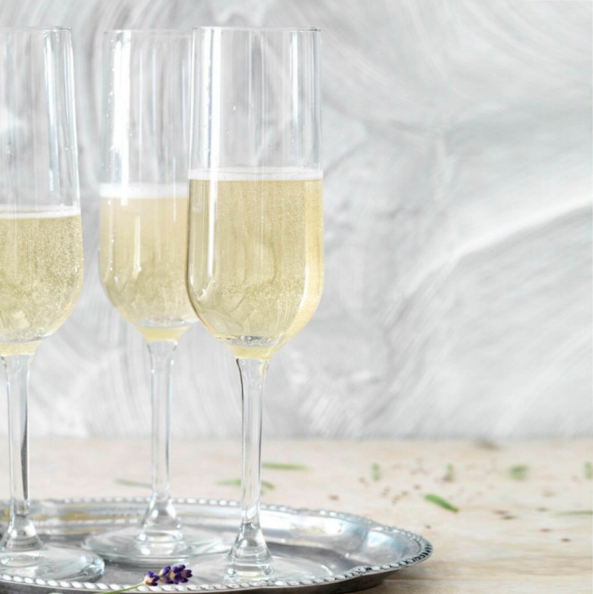 фото Бокал для шампанского IKEA HEDERLIG хедерлиг 22 см прозрачное стекло