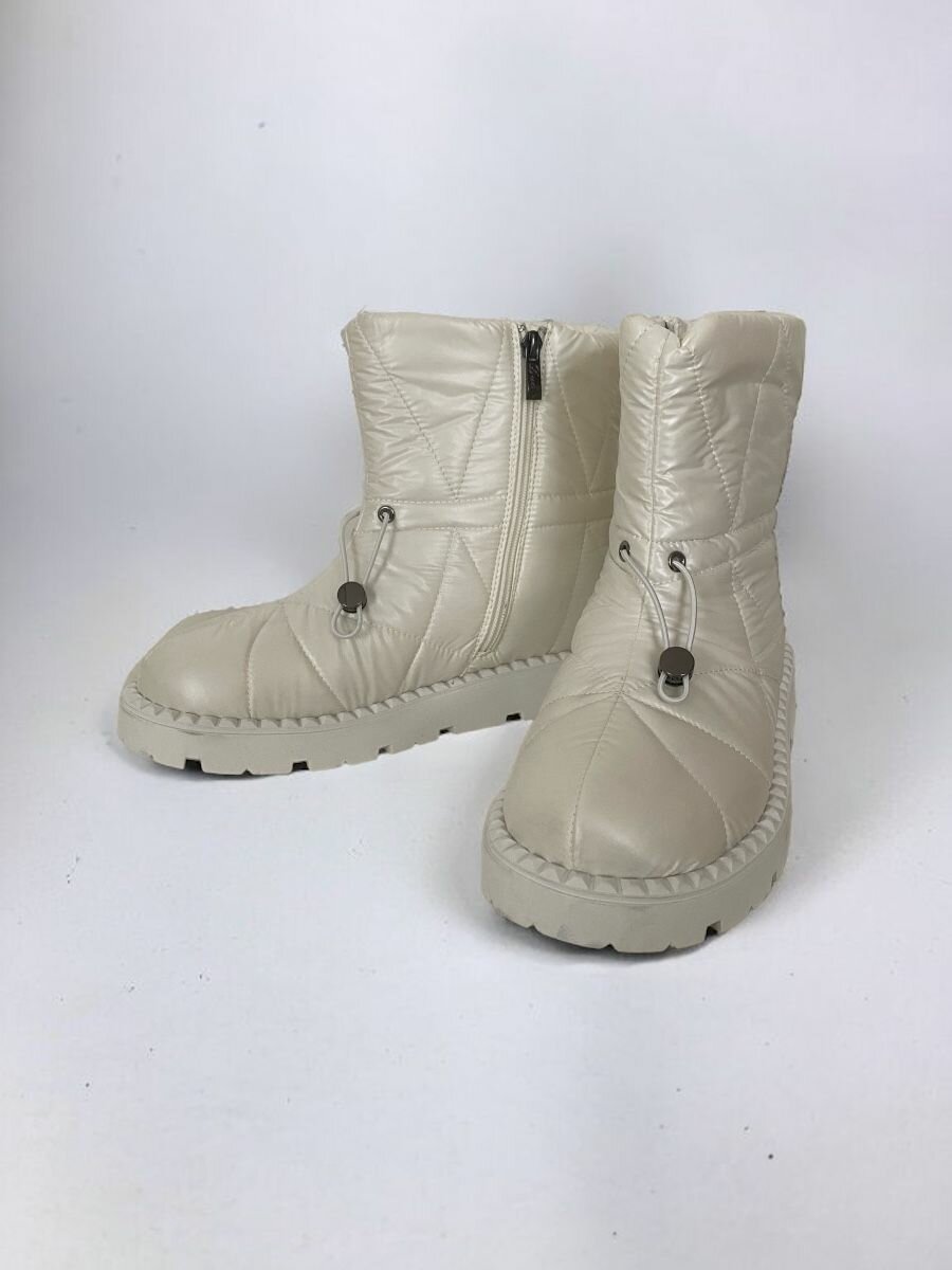 фото Дутики женские зимние с натуральной шерстью, размер 43