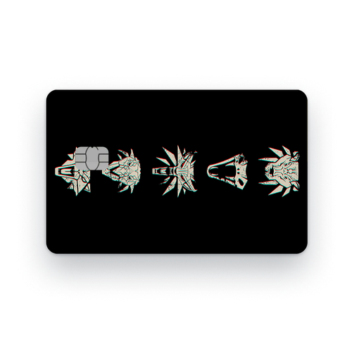 Наклейка на банковскую карту, стикер на карту, маленький чип, мемы, приколы, комиксы, стильная наклейка игры №3