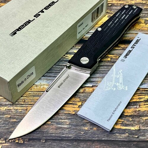 Нож складной Real Steel RS7641 Rokot, G10 Black Handle