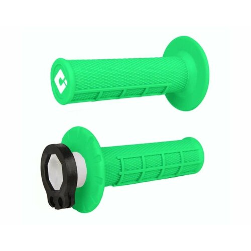 Грипсы ODI Half-Waffle V2 Lock-On Зеленый неон 4555₽