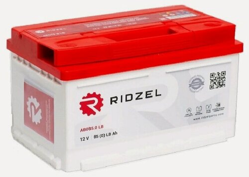 Изображение товара Аккумулятор автомобильный Ridzel 85 А/ч 790 А обр. пол. низкий Евро авто (315х175х175) KAB085.0LB