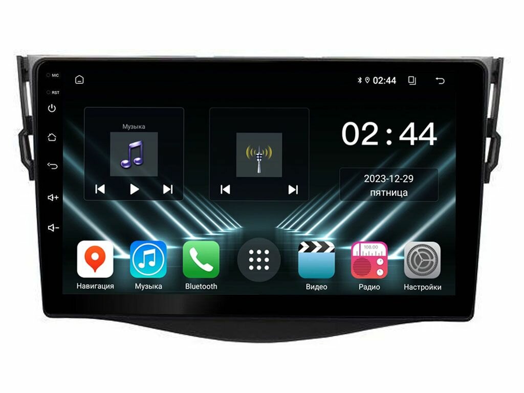 Штатная магнитола Toyota RAV4 3 XA30 2005-2013 UNISON 10T4 4Gb/64Gb IPS BT Wi-Fi CarPlay (018-9-10T4)