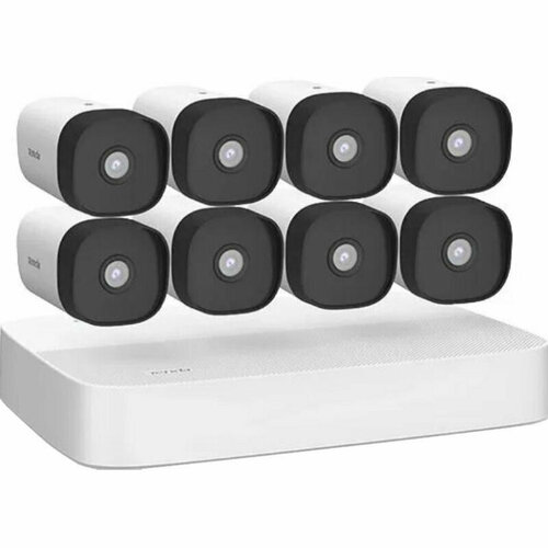 Комплект видеонаблюдения Tenda K8P-4TR (8 камер и 1 регистратор), 1814065