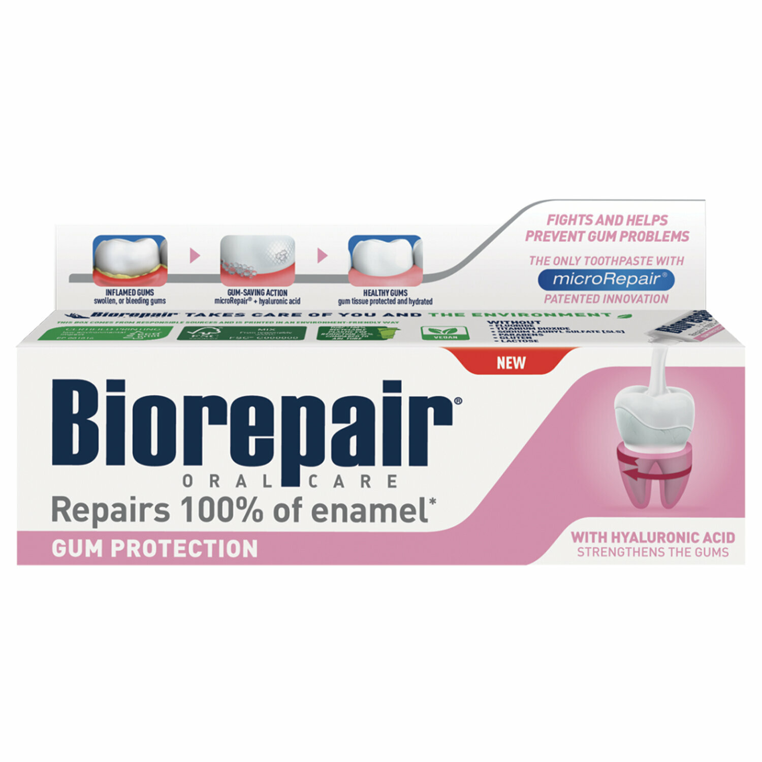 Biorepair Gum Protection Зубная паста для защиты десен 75 мл (Biorepair, ) - фото №18