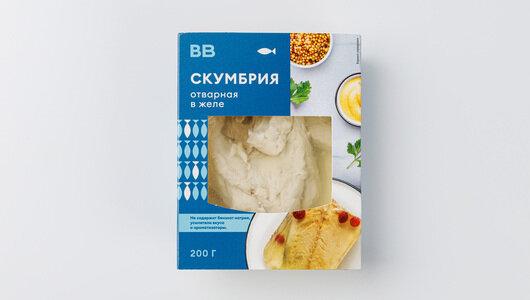 Скумбрия отварная в желе ВкусВилл