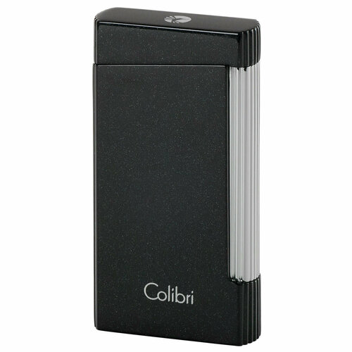 Зажигалка газовая турбо Colibri OF LONDON Voyager Charcoal Black