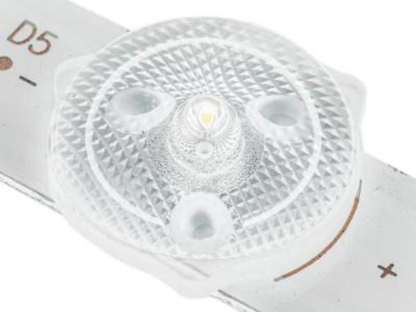 Комплект светодиодной подсветки GC43D08-ZC22AG-17 (3 планки по 855 мм 8 линз)