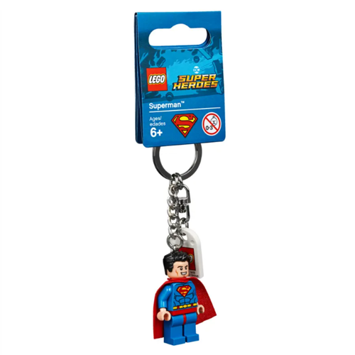 Конструктор LEGO Super Heroes 853952 Брелок для ключей Superman car key chain woven leather rope handle men s and women s key holder detachable metal luxury key chain 27 colors