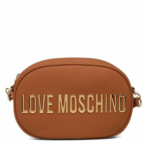 Сумка кросс-боди LOVE MOSCHINO, коричневый розовая сумка через плечо love moschino