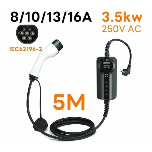 Зарядная станция устройство для электромобиля BKD GBT 16A 220В 1 фаза 35 кВТ 14990₽