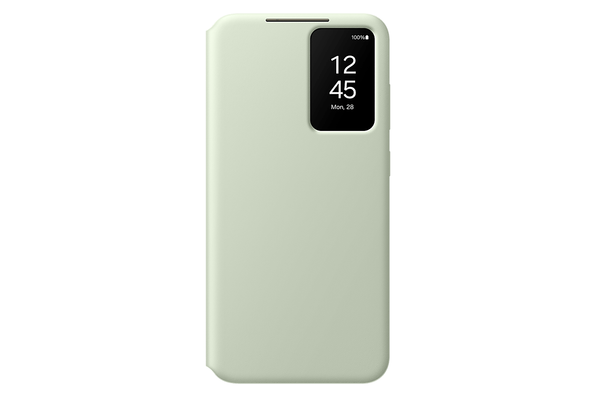 Чехол-книжка Samsung Smart View Wallet Case S24+, светло-зелёный