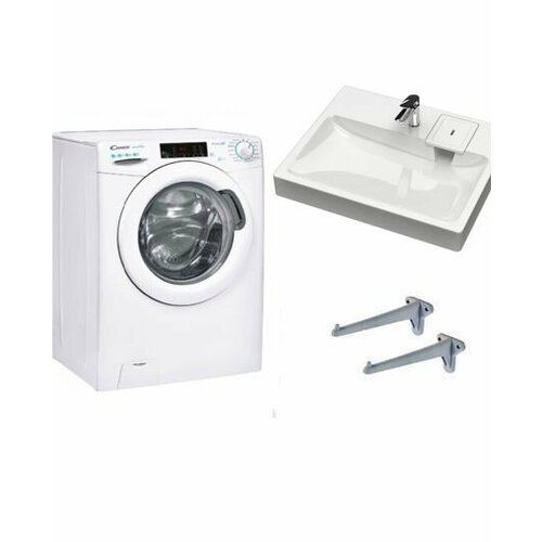 Candy smart pro CSO34 106T12-07 с паром и раковина над стиральной машиной Стайл 50 4345000₽
