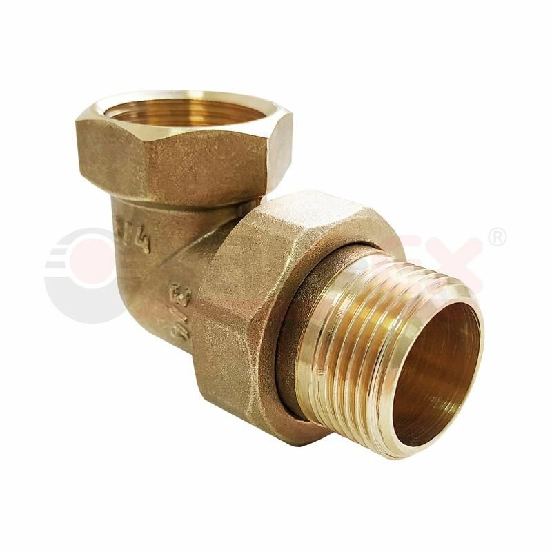 фото Сгон разъемный угловой (американка) ВР-НР 1/2дюйм (90/10) VALFEX VF.098. L.012