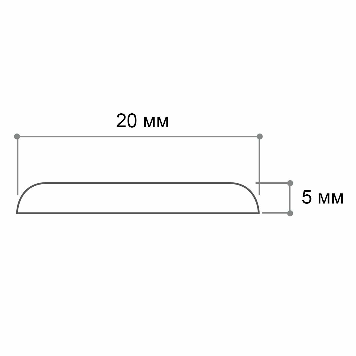 Изображение Подпятник самоклеящийся тефлон Italfeltri (Италия) диаметр 20 мм (комплект 4 шт.)