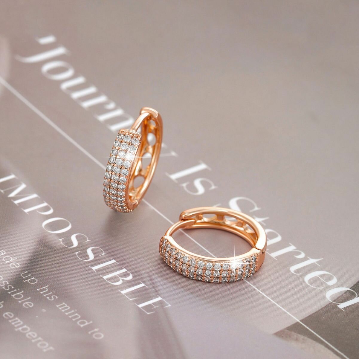Серьги конго XUPING JEWELRY 