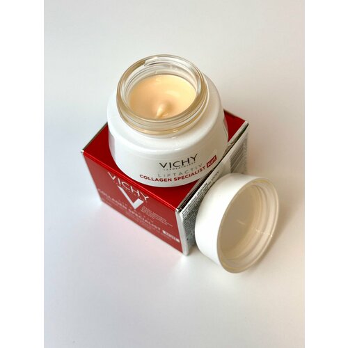 Ночной крем для восстановления кожи Vichy LiftActiv Collagen Specialist 15 мл vichy liftactiv collagen specialist night cream 50 ml