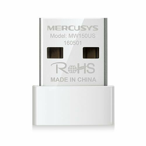 мини usb wifi адаптер 150 мбит с wi fi адаптер для пк usb ethernet wi fi сетевая карта антенна wi fi сеть Wi-Fi адаптер Mercusys MW150US 150mbps (белый)