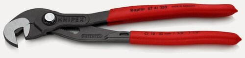 Изображение товара Клещи переставные KNIPEX RAPTOR зев 10-32 мм, длина 250 мм KN-8741250
