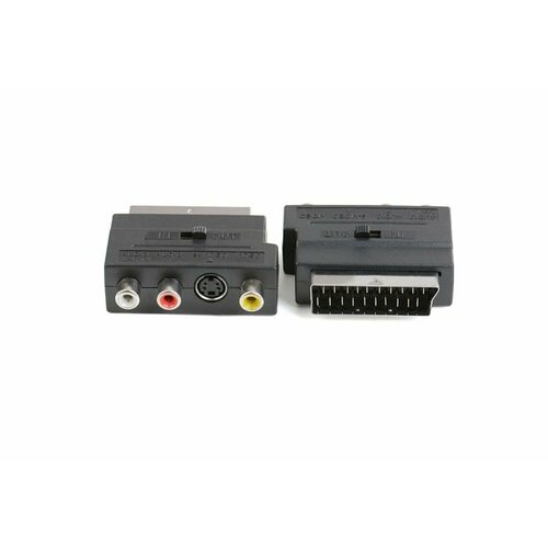 аудио переходник адаптер noname 3rca scart Переходник со штекера Scart на гнездо 3RCA, AV ТВ Аудио Видео адаптер